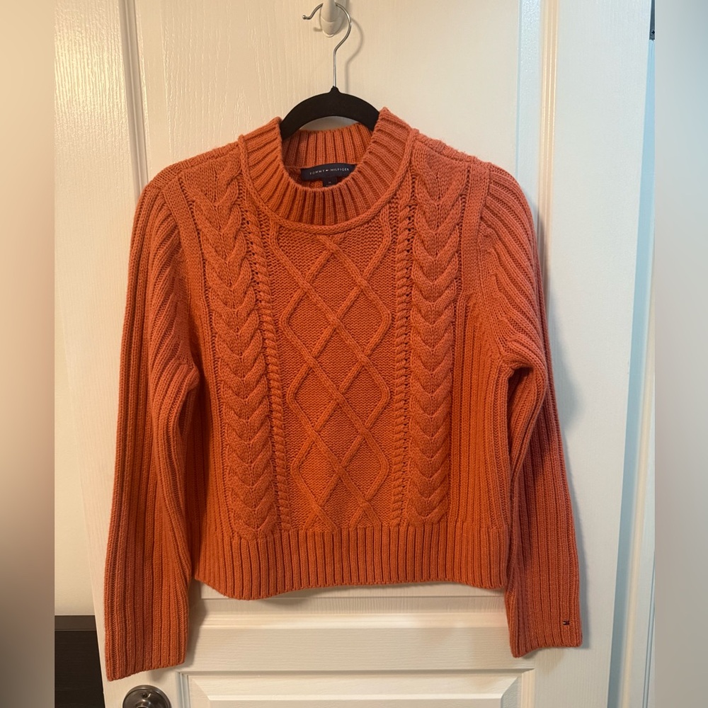 Tommy Hilfiger Coral Cable Knit Sweater